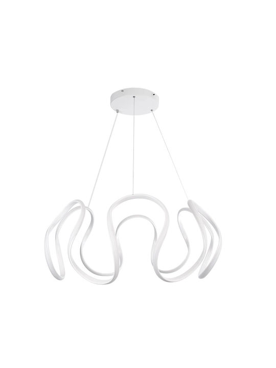 kelvo Tarantula White LED Ceiling Light with Warm to Cool White Light 78x78x31.5cm