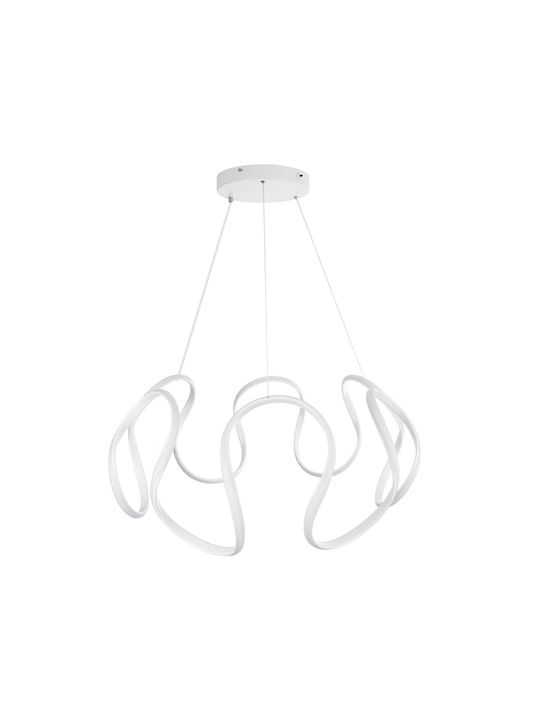kelvo Tarantula White LED Ceiling Light with Warm to Cool White Light 78x78x31.5cm
