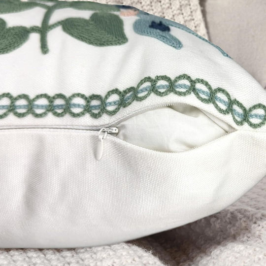 FRIPIA FRIPIA Dekorativer Kissenbezug Boho Floral Frühling 45x45cm