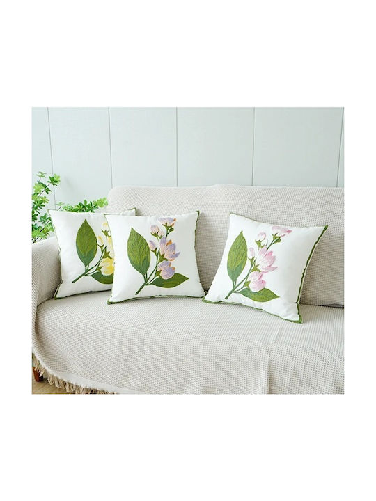 FRIPIA FRIPIA Dekorativer Kissenbezug Gelbes 45x45cm