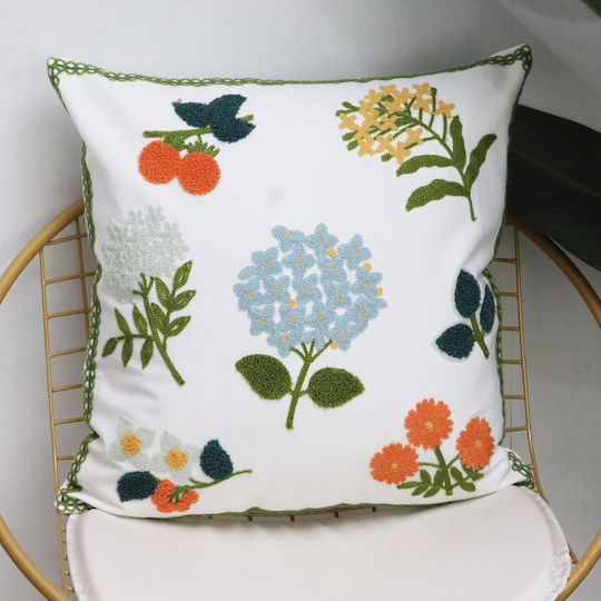 FRIPIA Калъф За Възглавница Синя Орхидея 45x45см