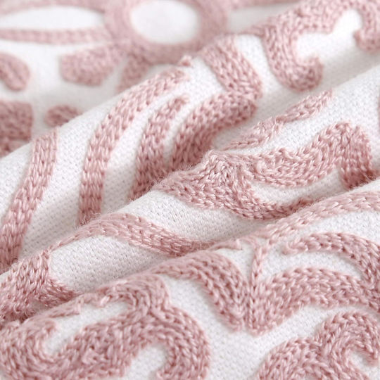 FRIPIA Decorative Pink Pillow Case 45x45cm