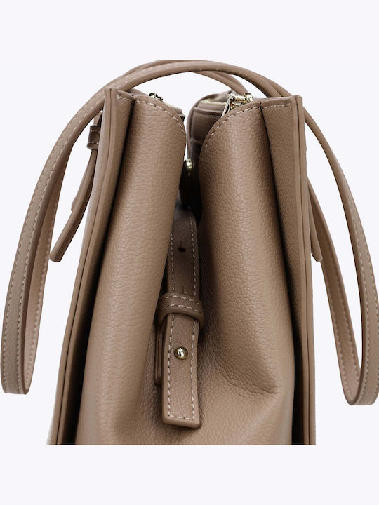 Handles Women's Shoulder Bag Beige