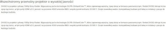 Vivitek 1PI293 813097026194
