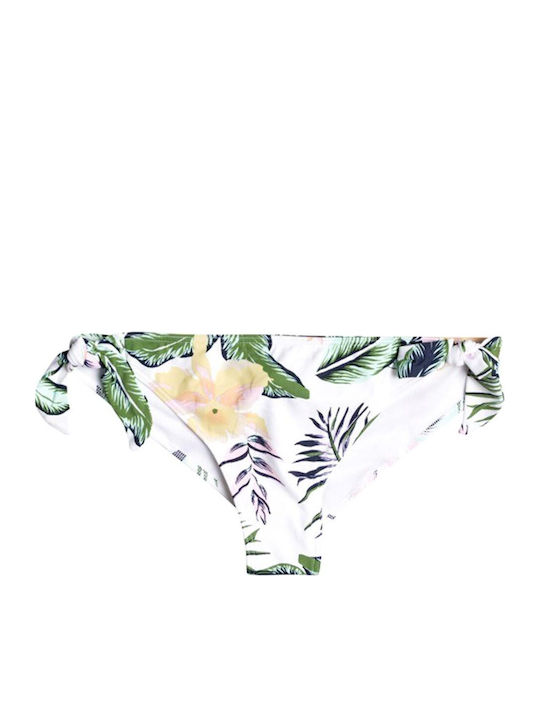 Bloom Bikini Slip με Κορδονάκια Λευκό