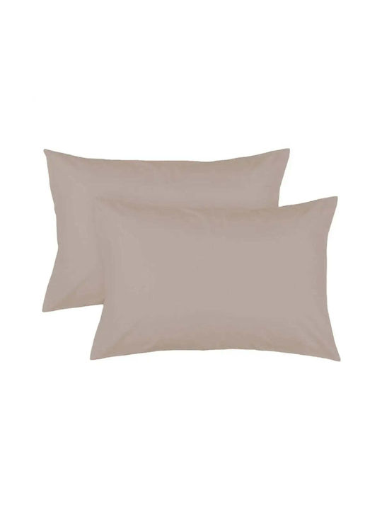 Aglika Set Beige Pillowcases 50x70cm
