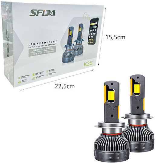 Λάμπα Αυτοκινήτου Sfida H1 LED 3000K Θερμό Λευκό 9-36V 150W
