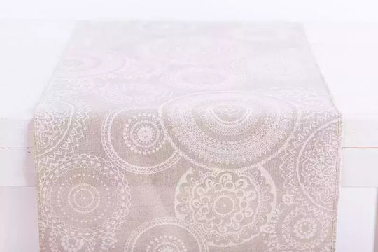 Beauty Home Ράνερ Λευκα Μανταλα 32x150εκ.