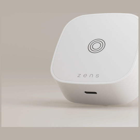 Zens Încărcător Magsafe cu Port USB-C 15W Alb