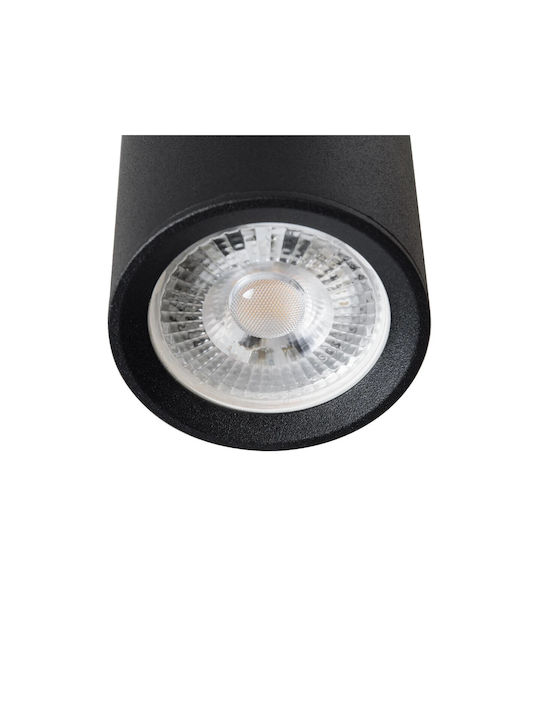 kelvo Duct Едноспот С GU10 Цокъл В Черен Цвят