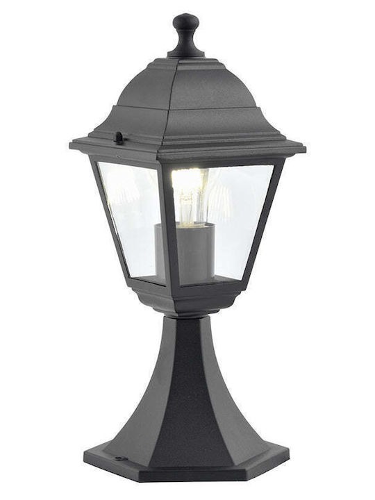 Garden Lantern Standing 60w E27 Ip44 Black Belight