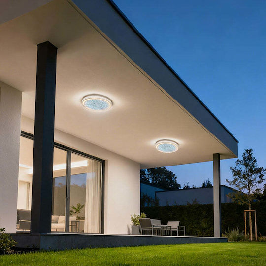 Led Outdoor Wall Light Ax315/218wh Ip65 White