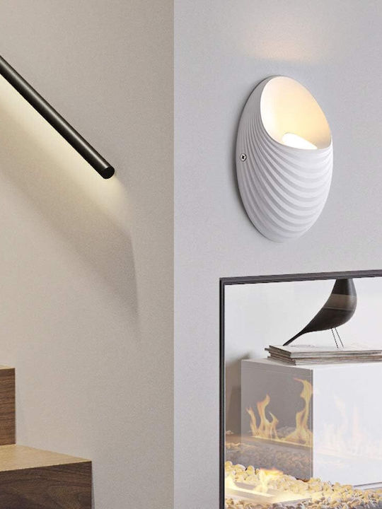 Wandmontierte Außenbeleuchtung Shell 5W 3000K Weiße