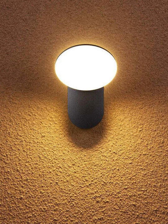 10w Outdoor Led Wall Light Ax165 Warm Light 3000k Black