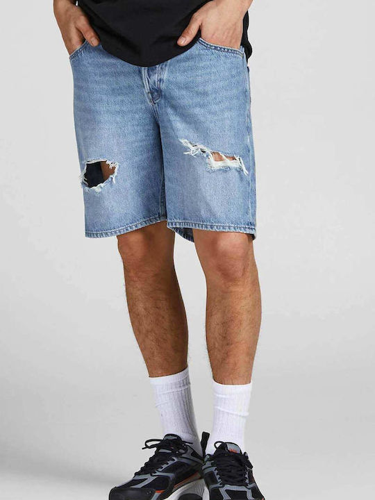 Jack & Jones Ανδρική Βερμούδα Τζιν Blue Denim