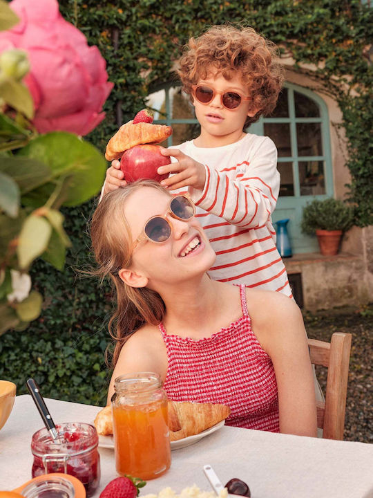 Olivio & Co Oval Kids Sunglasses with Polarized Orange Lenses for 5-12 Years