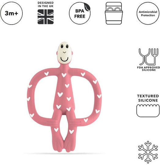 Matchstick Monkey Beißring & Zahnen Linderung aus Silikon für 3 Monate+