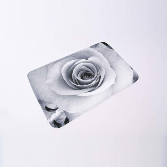 Inter Ceramic Πατάκι Μπάνιου Rose 45x70εκ.