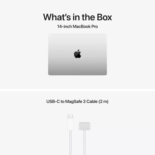 Apple MacBook Pro 14.2" IPS Retina Display 120Hz (M5 Pro-18-Core/24GB/2TB SSD/20-Core GPU) Silver (International English Keyboard)