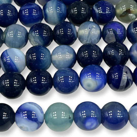 Bead Howlite Blue-Turquoise Stones 10mm