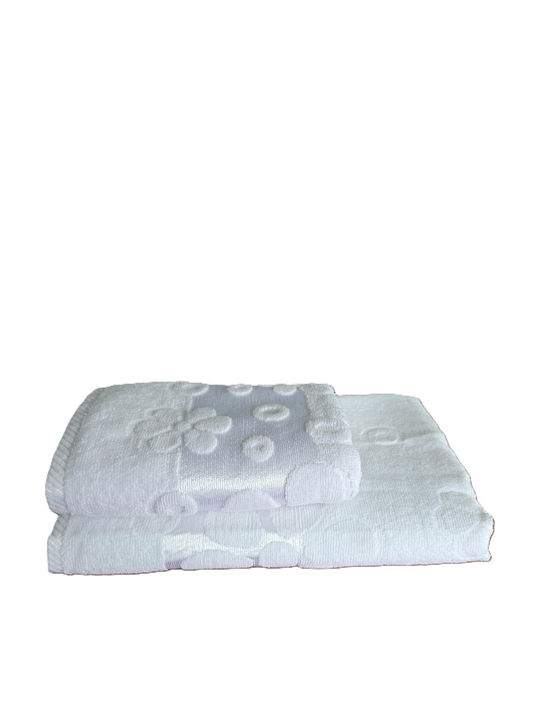Kotonia Home Prosop De Corp 70x140cm Alb Greutate 500gr/m²