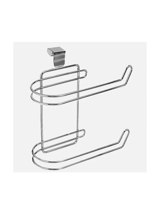 Wandmontierter Metallischer Papierhalter Silber 5428167462113