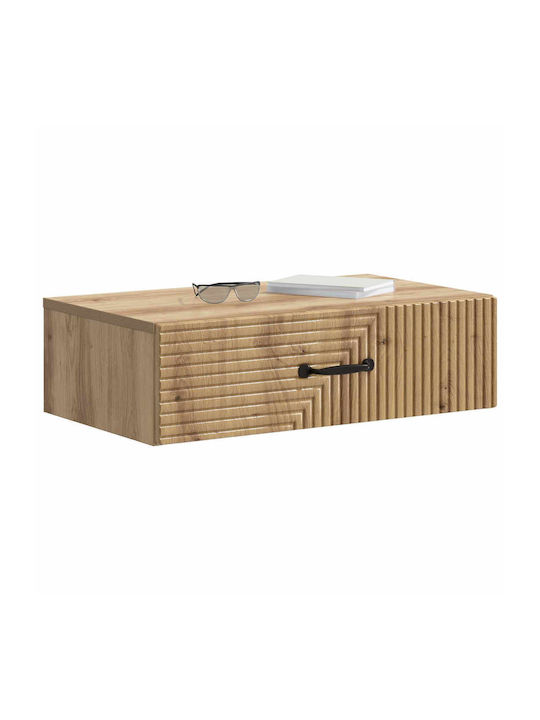 Wooden Brown Bedside Table 59x34.5x17cm