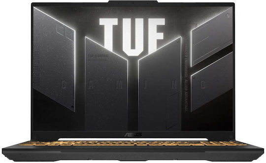 Asus TUF Gaming F16 FX607VU-RL091 16" FHD+ 144Hz (i7-13620H/16GB/1TB SSD/GeForce RTX 4050/Без операционна система) Mecha Gray (Международна английска клавиатура)