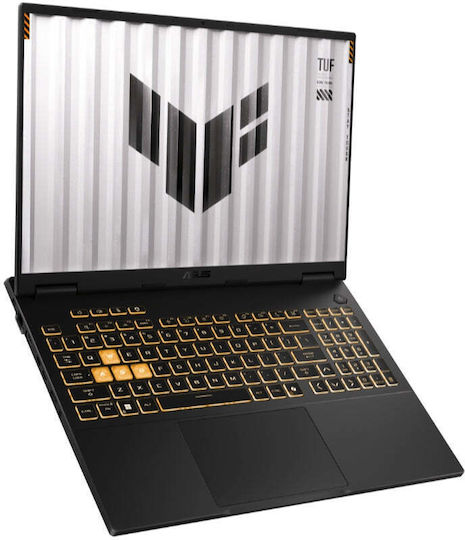 Asus TUF Gaming F16 FX608JPR-QT026 16" QHD+ 165Hz (i7-14650HX/16GB/1TB SSD/GeForce RTX 5070/Без операционна система) Jaeger Grey (Международна английска клавиатура)