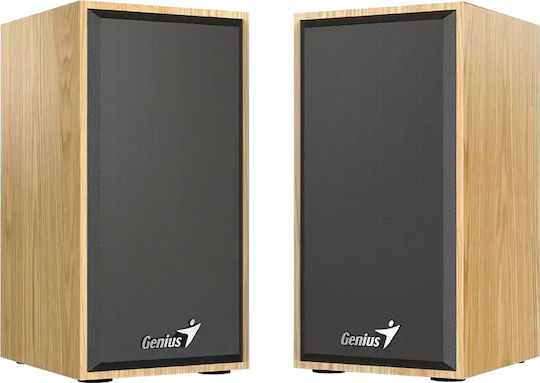 Genius SP-HF180 Компютърни Говорители 2.0 с Мощност 6W Борово Дърво