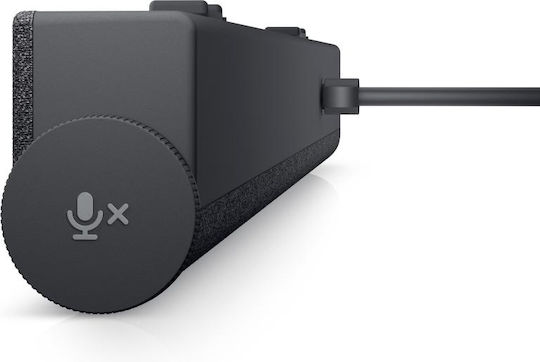 Dell Slim Conferencing Soundbar Ηχεία Υπολογιστή 2.0 με Ισχύ 4.5W σε Μαύρο Χρώμα