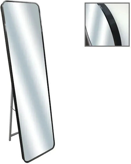 Marhome Oglindă De Podea Dreptunghiulară Neagră 150x40cm Marhome Oglindă De Podea Dreptunghiulară Neagră 150x40cm