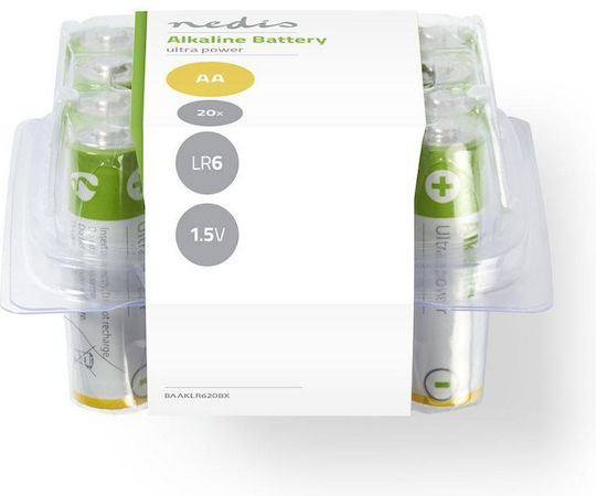 Nedis Alkaline Batterien AA 1.5V 20Stück BAAKLR620BX
