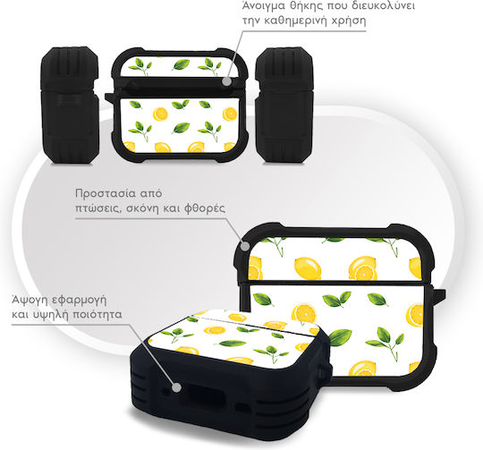 Sonique Fruit Series Θήκη Σιλικόνης σε Κίτρινο χρώμα για Apple AirPods Pro 3