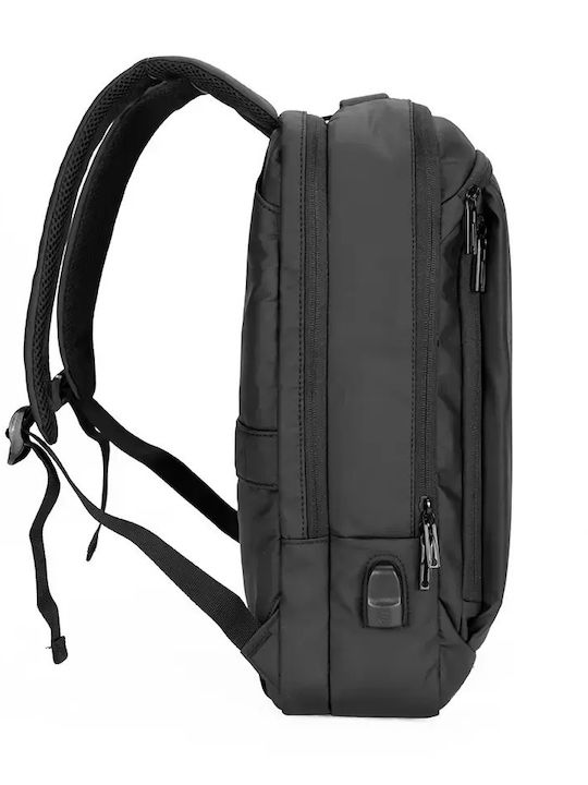 Сак Раница Чанта За Лаптоп 15.6" Amber Черен Am2051