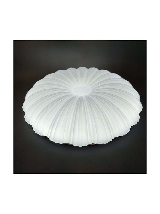 Plafonieră LED Margareta 35 Cm 32w 3000k 4000k 6000k Alb Metal Acril