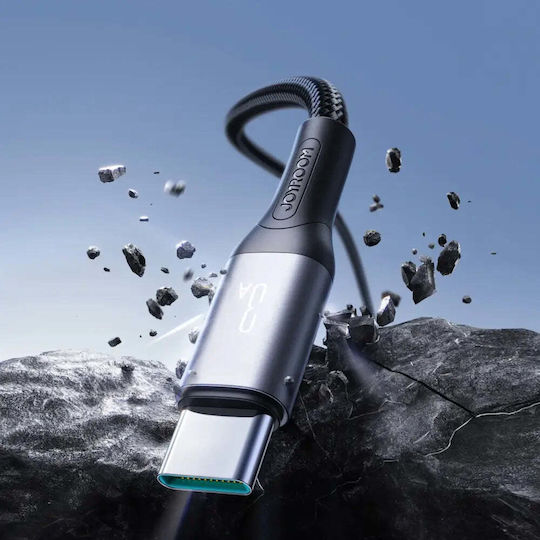 Joyroom Cablu Flash S-A28 USB 2.0 USB-C Masculin - USB-C 30W PD Negru 1m