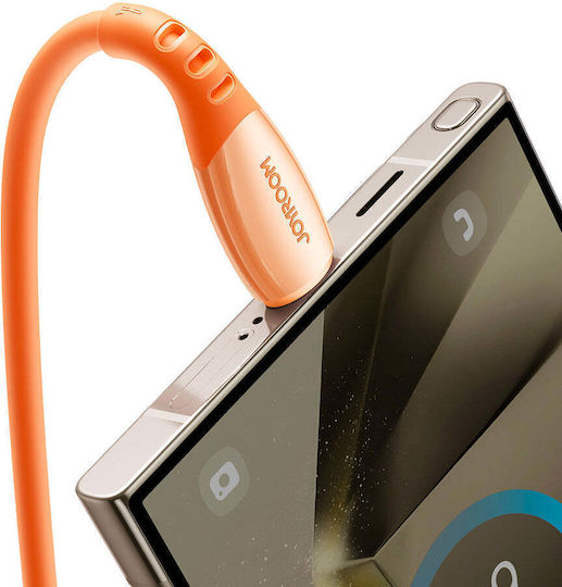 Joyroom S-A59 Vibrant USB 2.0 Cable USB-C Male - USB-A Orange 1.2m