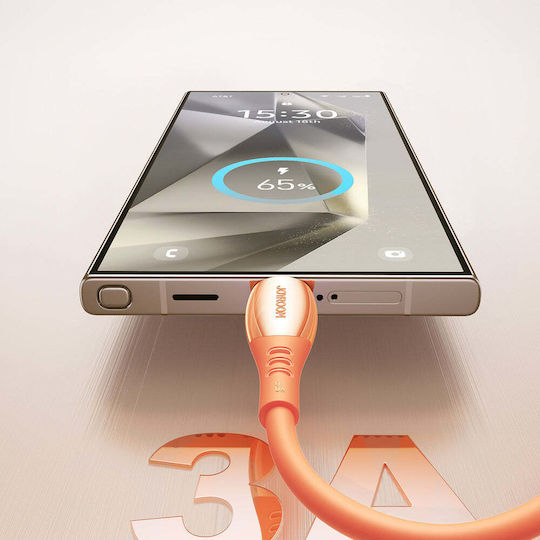 Joyroom S-A59 Vibrant USB 2.0 Cable USB-C Male - USB-A Orange 1.2m