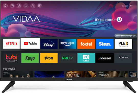 Arielli Τηλεόραση 32" HD Ready LED LED-32N215T2 (2023)