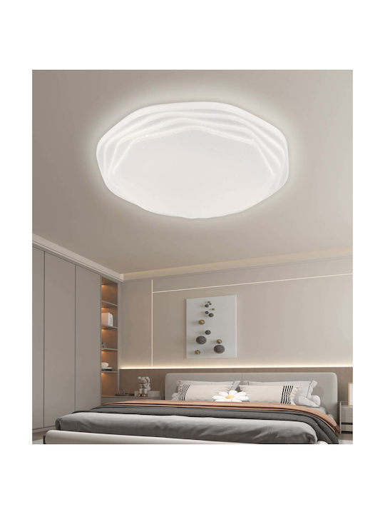 Led Ceiling Light 23 Cm 22w 3000k 4000k 6000k White Metal Acrylic