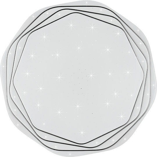 Plafonieră Led 23 Cm 22w 3000k 4000k 6000k Alb Metal Acril
