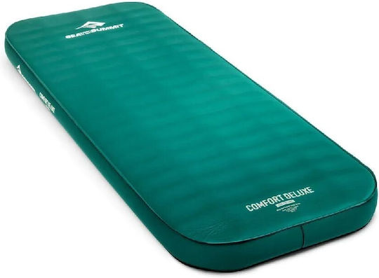 Sea to Summit Comfort Deluxe Mat Self-Inflating Single Camping Sleeping Mat 183x64cm Turquoise