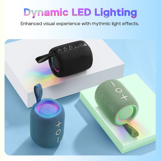 Tribit Stormbox Mini + BTS33 Waterproof Bluetooth Speaker 12W with Battery Life up to 12 Hours Green