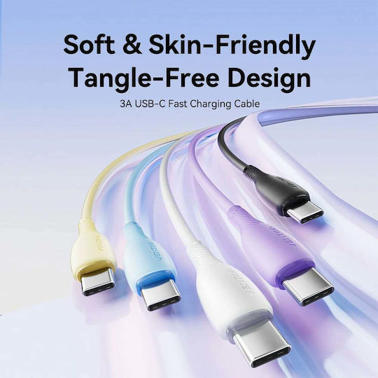 Vention Männliches USB 2.0 Kabel USB-C männlich - USB-A 18W Lila 0,25m CTWVC