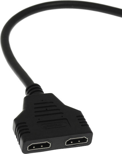 Andowl Q-C29 Μετατροπέας HDMI male σε HDMI 2x female 1τμχ