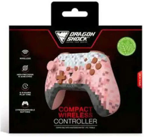 Dragonshock PopTop Cube Gamepad Wireless pentru Switch Roz