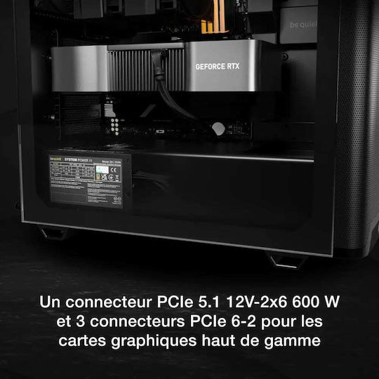 Be Quiet System Power 11 750W Μαύρο Τροφοδοτικό Υπολογιστή Full Wired 80 Plus Bronze