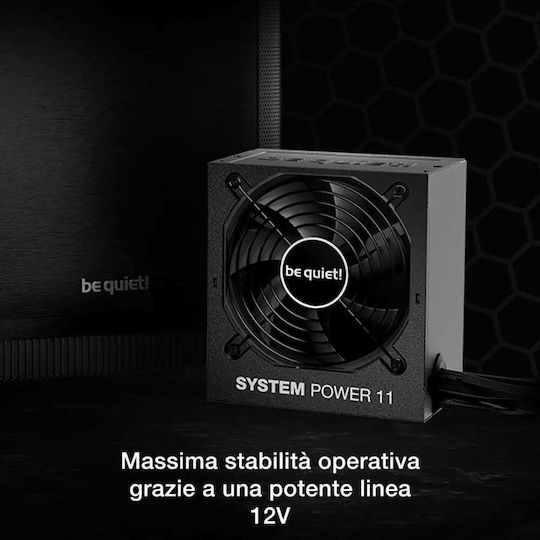 Be Quiet System Power 11 450W Μαύρο Τροφοδοτικό Υπολογιστή Full Wired 80 Plus Bronze