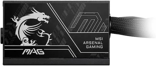 MSI MAG A750BN 750W Black Power Supply Full Wired 80 Plus Bronze